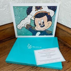 Disney Cruise Line 25th Anniversary At Sea Captain Mickey Framed Print